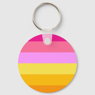 Lesbische Regenbogenflagge (Dämmerung) Schlüsselanhänger