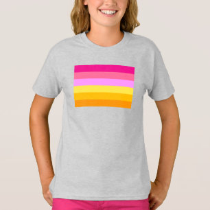 Lesbische Regenbogenflagge (Dämmerung) T-Shirt
