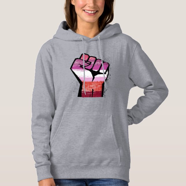 Lesbische Resistenz Hoodie (Vorderseite)