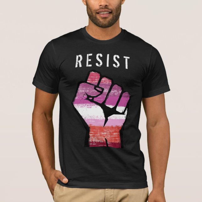 Lesbische Resistenz T-Shirt (Vorderseite)