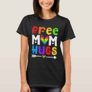 Lesbische schwulenfreie Mama Hugs LGBT Proud Mama  T-Shirt