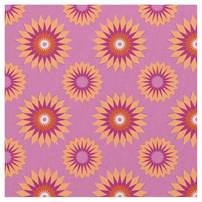 Lesbische Stolzfarben /rosa Blume Muster Stoff (Nahaufnahme)