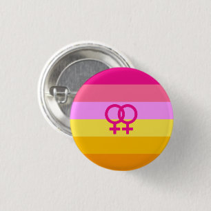 Lesbischer Dawn Pride WLW Button