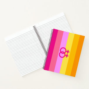 Lesbischer Dawn Pride WLW Notizbuch