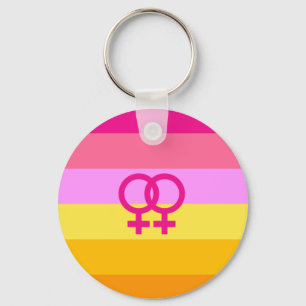 Lesbischer Dawn Pride WLW Schlüsselanhänger