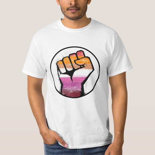 Lesbischer Fistzirkel T-Shirt (Vorderseite)