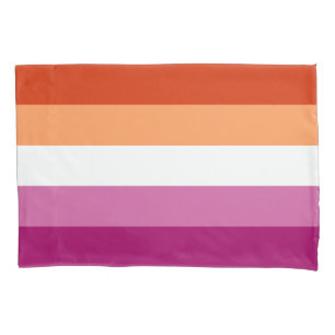 Lesbischer Flaggenstandard-Fall Kissenbezug