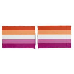Lesbischer Flaggenstandard-Fall Kissenbezug