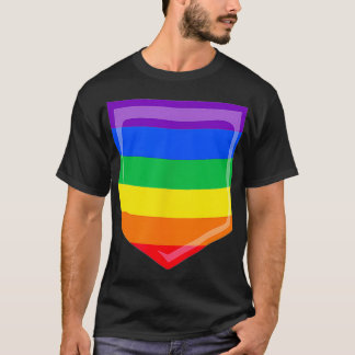 Lesbischer Gay Pride Geschenk LGBTQ Regenbogenflag T-Shirt