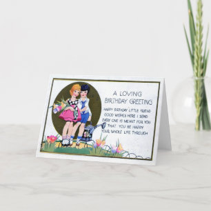 Lesbischer Geburtstag 1915 grüßend Vintag Karte