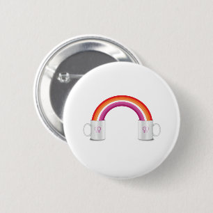 Lesbischer Kaffeedatum Button