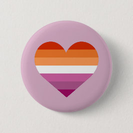 Lesbischer Pride Flag Herzdesign Abzeichen Preis 2 Button