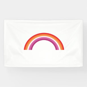 Lesbischer Regenbogen-Sonnenuntergang Banner