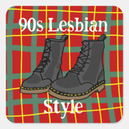 Lesbischer Sticker der 90er Jahre