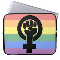 Lesbischer Stolz-feministische Faust verblaßte