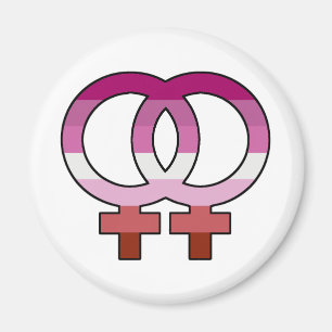 Lesbischer Stolz-Flaggen-Venus-Symbol-Magnet Magnet