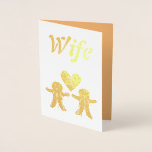 Lesbischer Weihnachtsgingerbrot Ladys Couple Ehefr Folienkarte