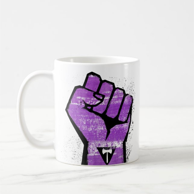 Lesbischer Widerstand Kaffeetasse (Links)
