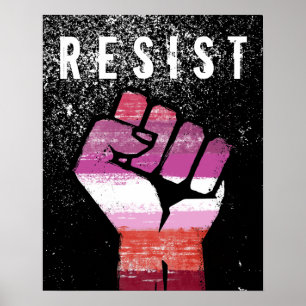 Lesbischer Widerstand Poster