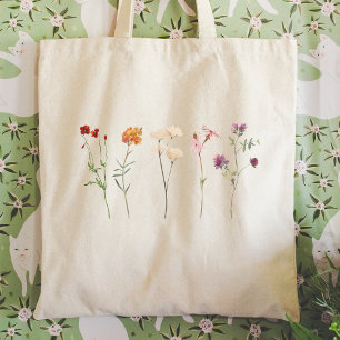 Lesbischer Wildblumen-Stolz Tragetasche