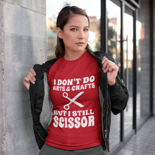 Lesbischer Witz, scissor noch T-Shirt
