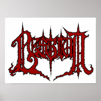 Lesbisches Logo-Poster Poster