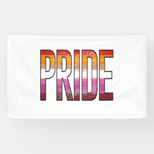 Lesbisches Stolz-Wort Banner