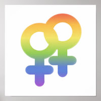 Lesbisches Symbol Pride LGBTQ Rainbow Festival Mon