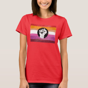 Lesbisches Widerstandsflaggen-T-Shirt T-Shirt