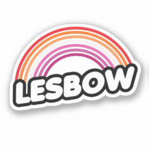 Lesbow - Sonnenuntergang Aufkleber
