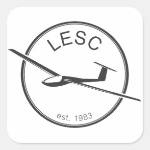 LESC Abziehbild Quadratischer Aufkleber