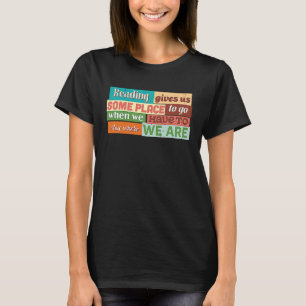 Lese Bücher mit Fantasie T-Shirt