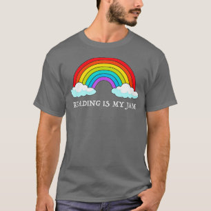 Lese Lehrer Regenbogenleopard Reading ist mein Sta T-Shirt