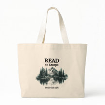 Lese um zu entkommen – Book Club Life-Tasche