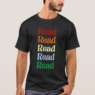 LESE x 5 Lektüre Regenbogenbibliothek Not leidend T-Shirt