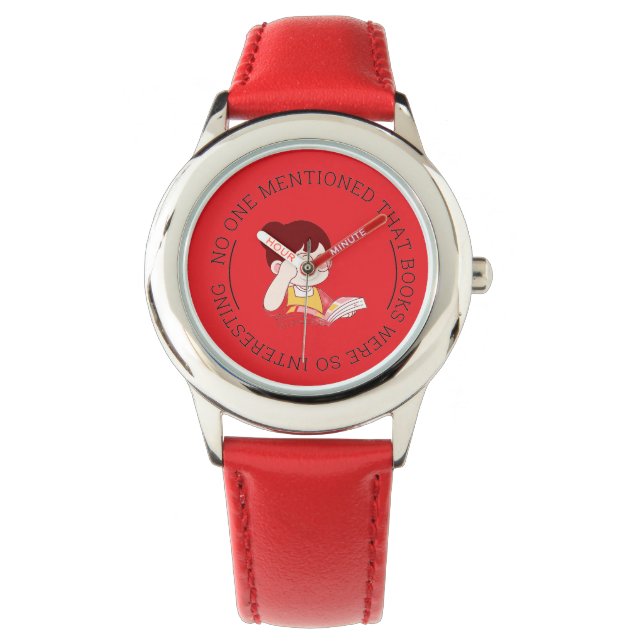 Lesearmband für Kinder Armbanduhr (Vorderseite)