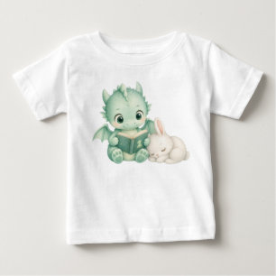 Lesebuch für Kleinkinder Drache Kinder Baby T-shirt