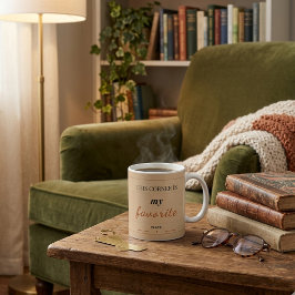 Leseckmug - Kuschel-Mug für Bücherliebhaber Kaffeetasse