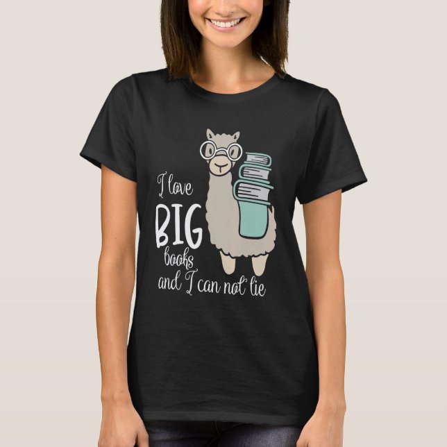 Lesedeko für Lama T-Shirt (Vorderseite)