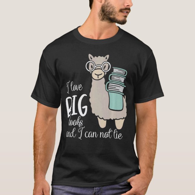 Lesedeko für Llama Premium T-Shirt (Vorderseite)