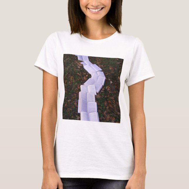 Lesegerät für Buchpfad T-Shirt (Vorderseite)
