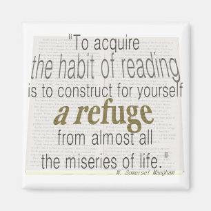 Lesegewohnheit Magnet