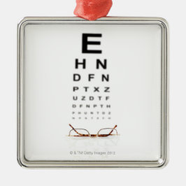 Lesegläser Silbernes Ornament