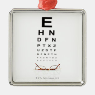 Lesegläser Silbernes Ornament