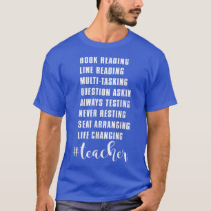 Leseleitung Lehrer Funny Teacher T-Shirt