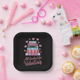 Leselhrer/in komplett ausgebucht für Valentinstag Pappteller