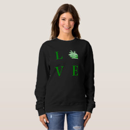Leseliebe – Buchliebhaber-Typografie-Illustration Sweatshirt