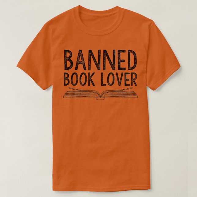 Leseliebhaber der Woche "Verbotene Bücher" T-Shirt (Design vorne)