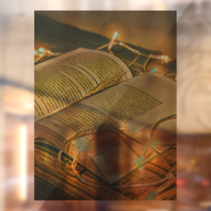 Leseliebte Geschenke für Bibliothekare Fensteraufkleber