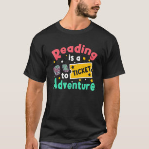 Leselust-Abenteuer Bibliothek Schüler-Lehrer-Buch T-Shirt